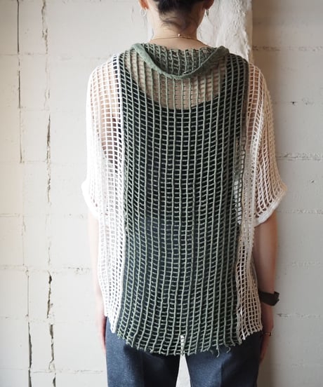 Bicolor Military Mesh Tops IVKA