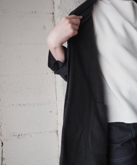 Plantation Shawl Collar Coat BK