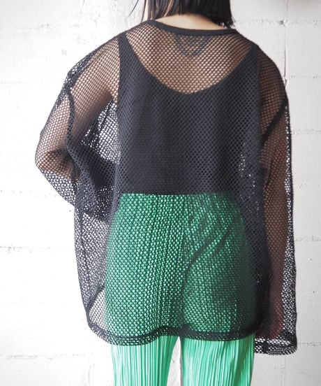 L/S Mesh Tee BK