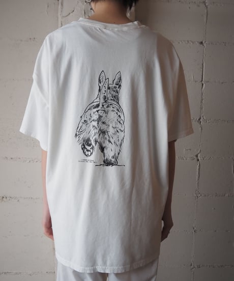 Terrier Print Tee WH