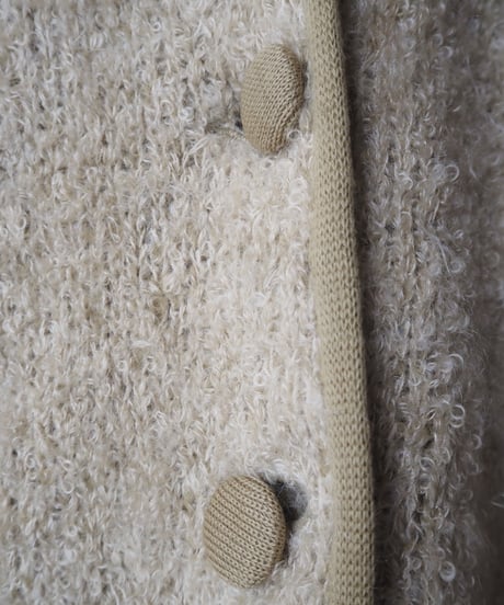 Open Collar Knit Coat BE