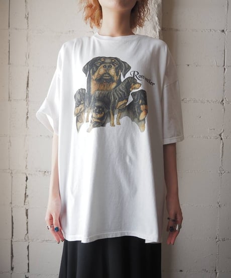 Dog Print Tee WH