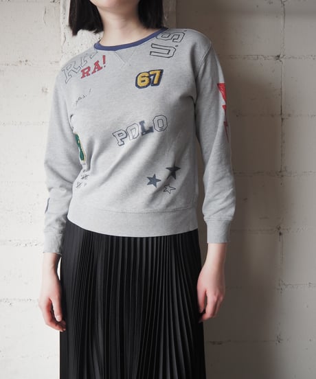 POLO RALPH LAUREN Patch Sweat Shirt LGRNV
