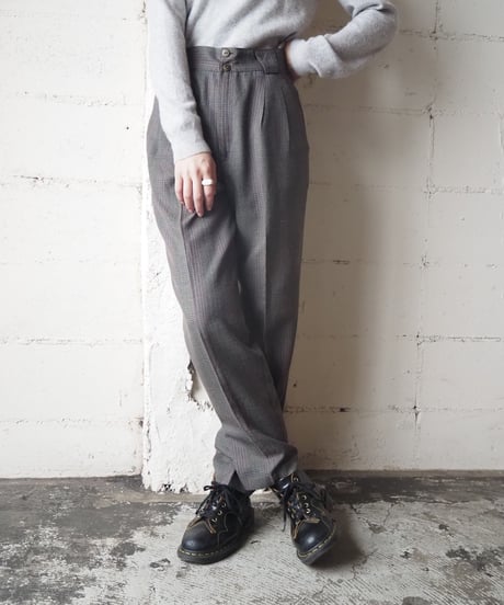 Center Press Check Pants GR