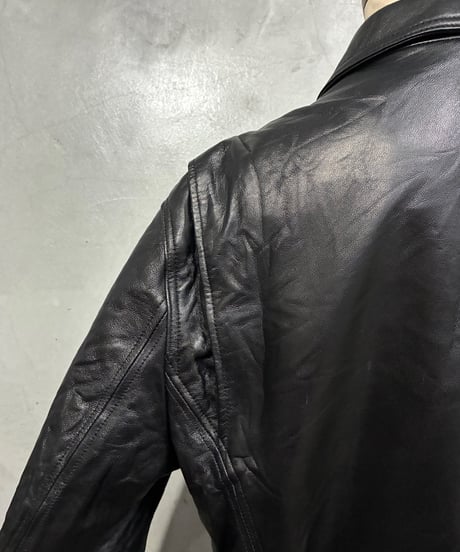 MICHAEL KORS Zip Up Leather Jacket BK