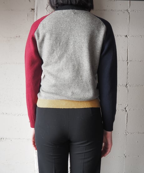 Mock Neck Crazy Color Knit REGNNV