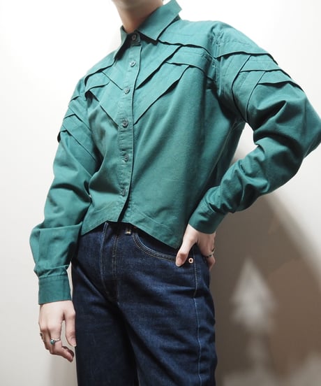 Pleated Design Shirt GN