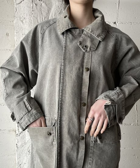 Removable Denim Duster Coat GR