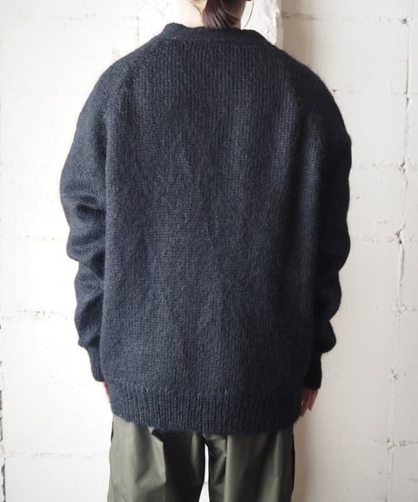 Mohair Knit Cardigan BK