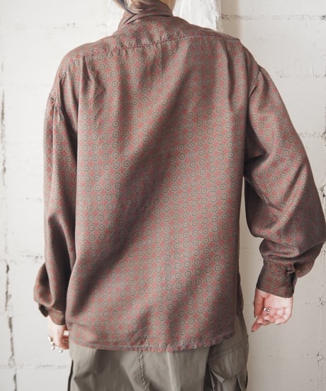 Small Pattern Boe Tie Blouse BUR