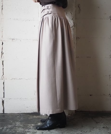 Belt Design Flared Skirt LBE