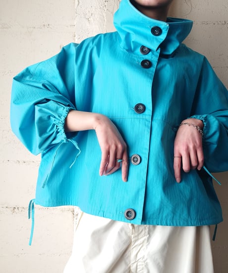 Wide Silhouette High Collar  Jacket BL