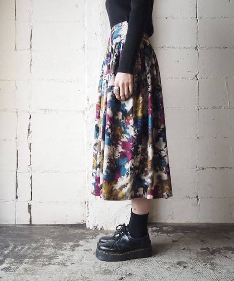 Painted Pattern Skirt GRBUR
