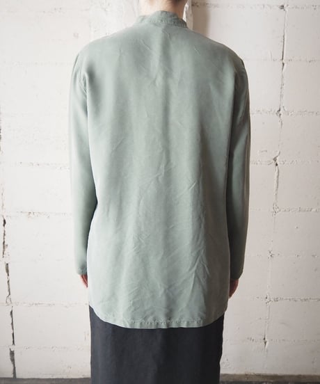 L/S Silk China Shirt GN