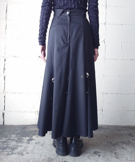 Concho Design Mermaid Skirt BK