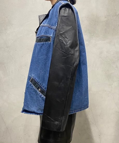 GUESS Zipup Denim Vest BL