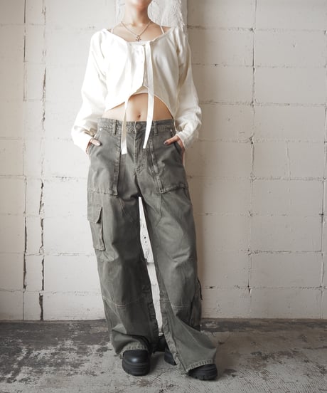 BIMBA Y LOLA Many Cargo Pocket Wide Denim KA