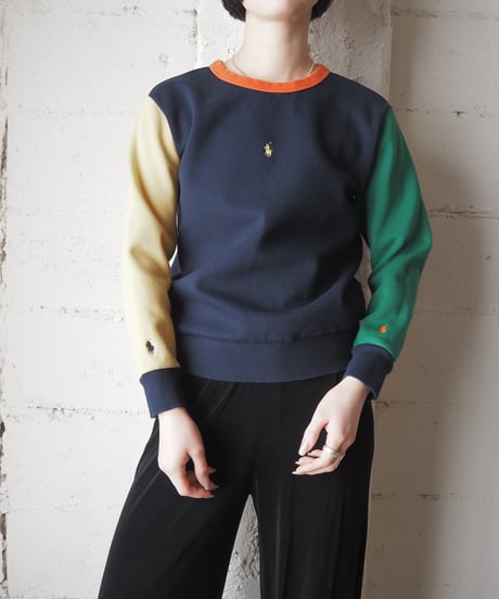 Polo Ralph Lauren Color Blocked Double Knit Sweat NVYEGN