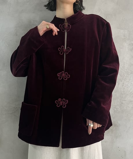 Velour China Jacket BUR