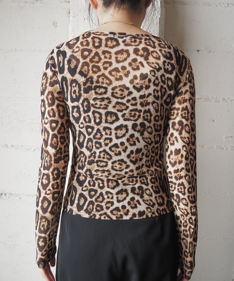 Leopard Sheer Cutsewn BE BR