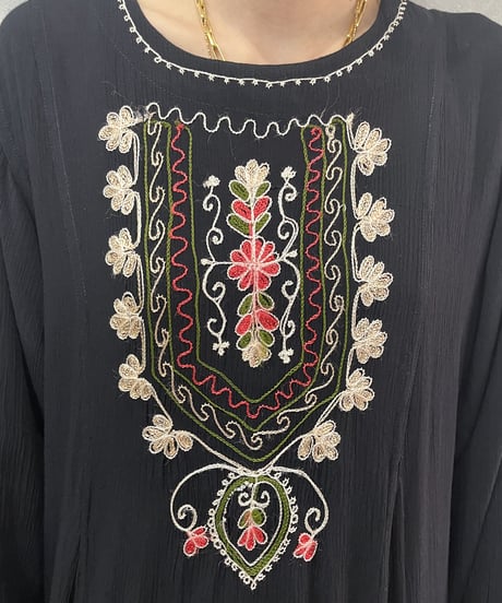 Floral Embroidery Dress BKPK