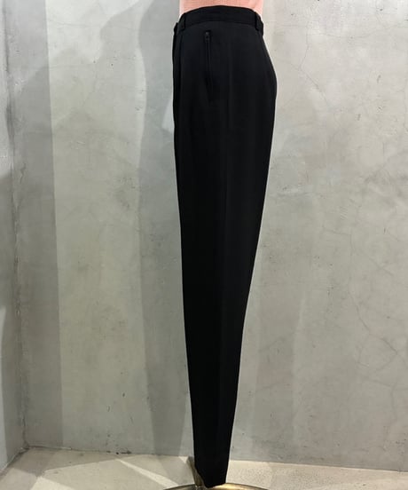 Italy Zip Pockets Pants BK