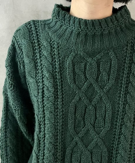 Cable Crew Neck Knit GN