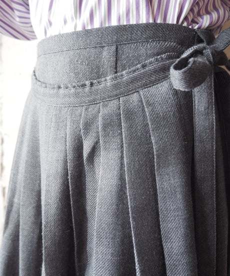 tricot COMME des GARÇONS Wrap Pleated Skirt GR