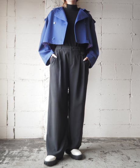 REMAKE Short Trench Jacket PUR