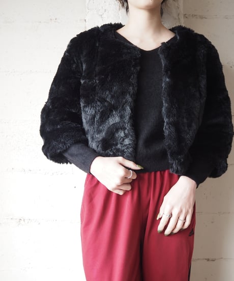 Fake Fur Jacket BK