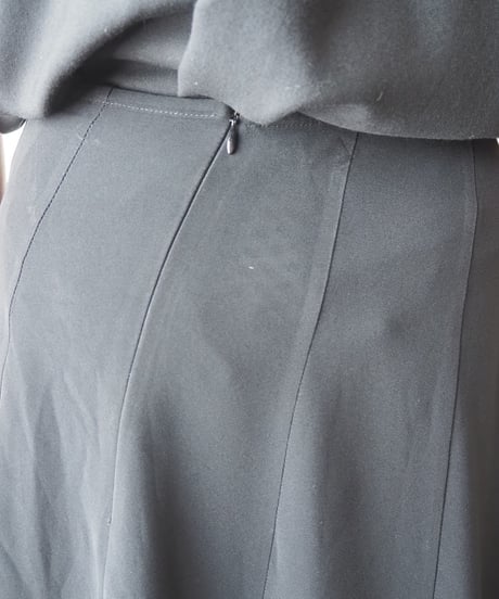 Zig Zag Hem Mermaid Skirt BK
