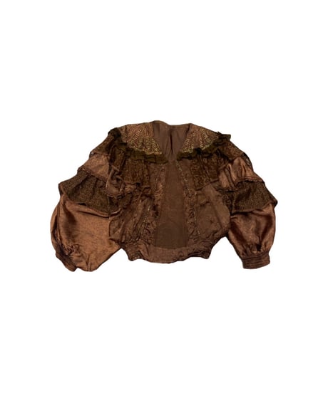 Frill Design Dolman Sleeve Tops BR