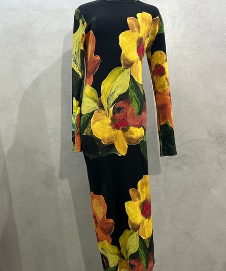Desigual Flower Print Dress BKYE