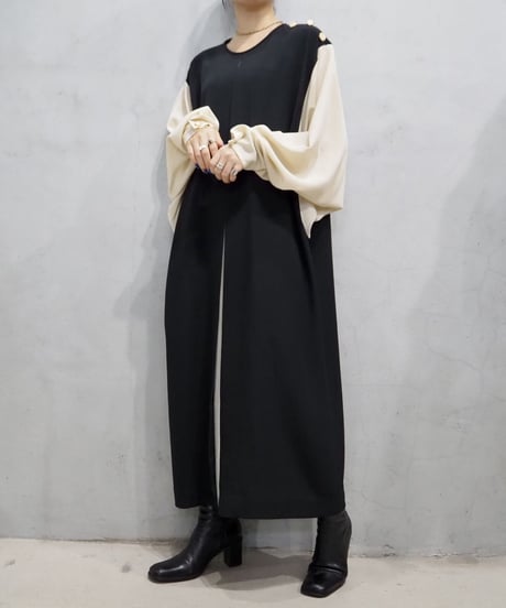 Bicolor Design Dress
