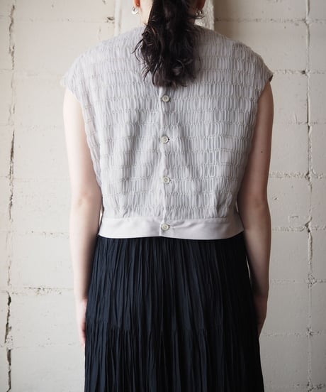 Shirring N/S Blouse LGR