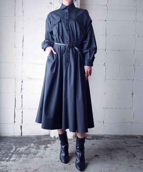Ms.CHAUS Shirt Dress BK