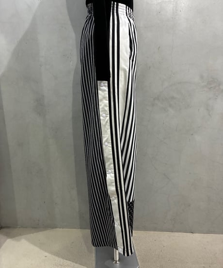 adidas Side Snap Stripe × Dot Track Pants BKWH