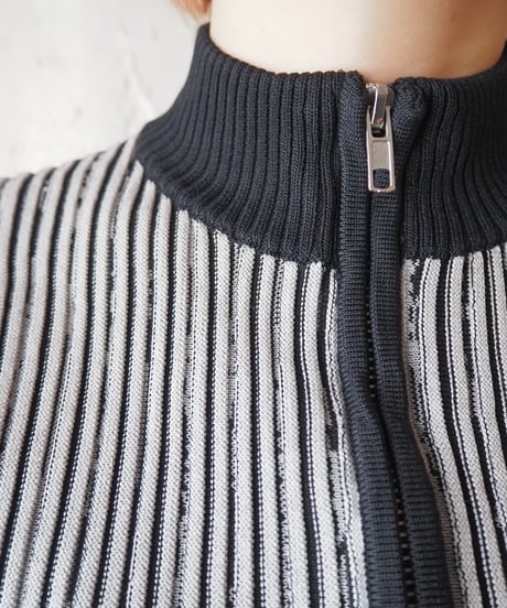 Double Zip Short Tops GRBK