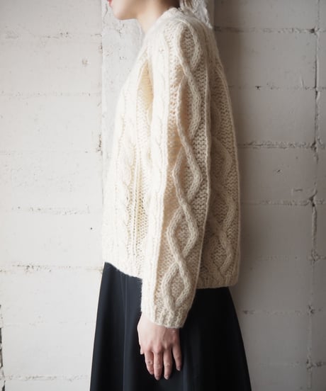 Shoulder Zip Fisherman Knit IV