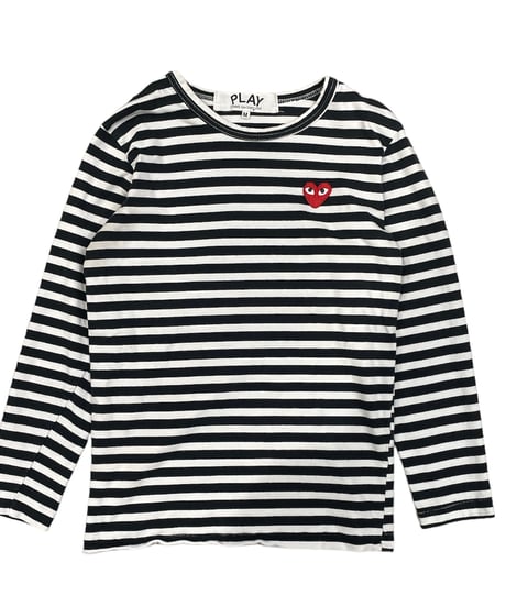 PLAY COMME des Garçons Border Tee BKWH