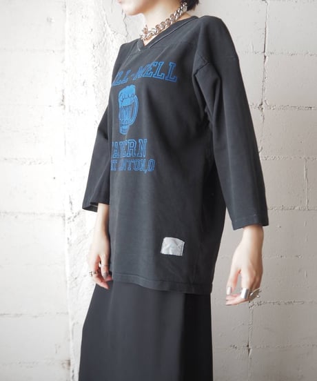 Piece Dying Foot Ball Tee BK