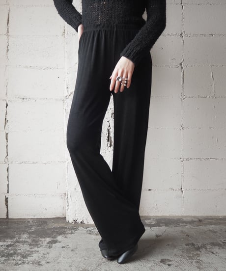 Spandex Mix Easy Pants BK