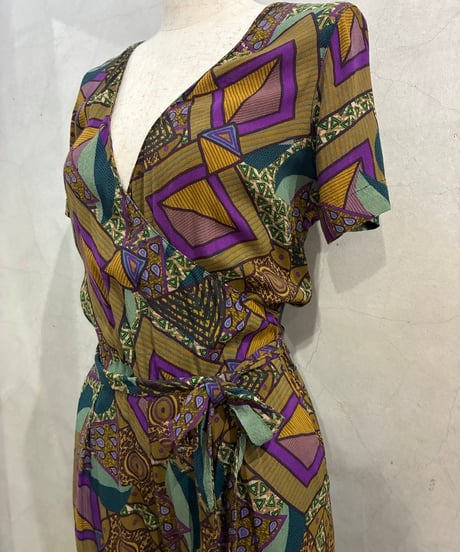 Desigual  Ethnic Pattern Jumpsuit BRPURGN