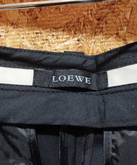 LOEWE Back Seam Straight Pants BK