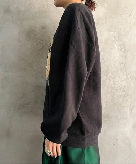 Lion Print Sweat BK