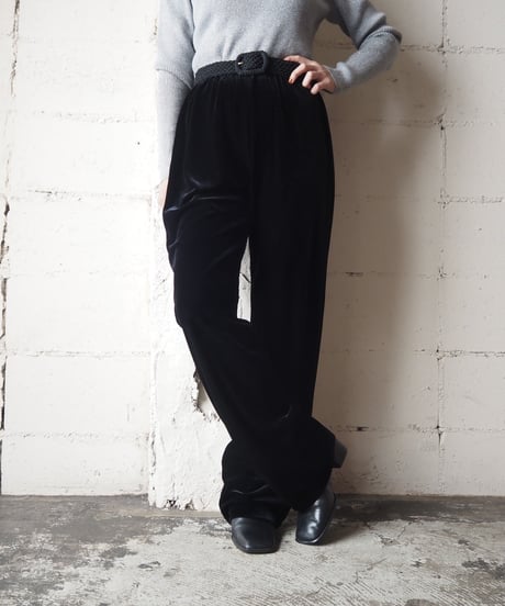 Velour Easy Pants BK
