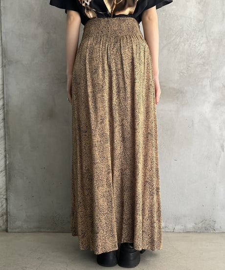Leopard Pattern Front Slit Pattern BEBK