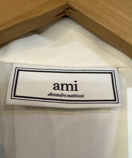 AMI PARIS Piping Pajama Shirt WH