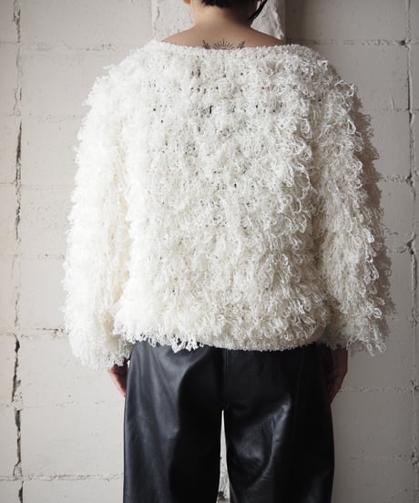 Looped Bulky Sweater WH