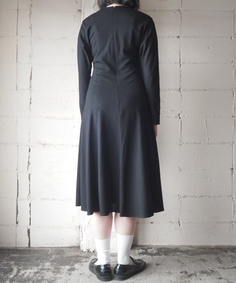 Liz Claiborne Cuff Button Dress BK